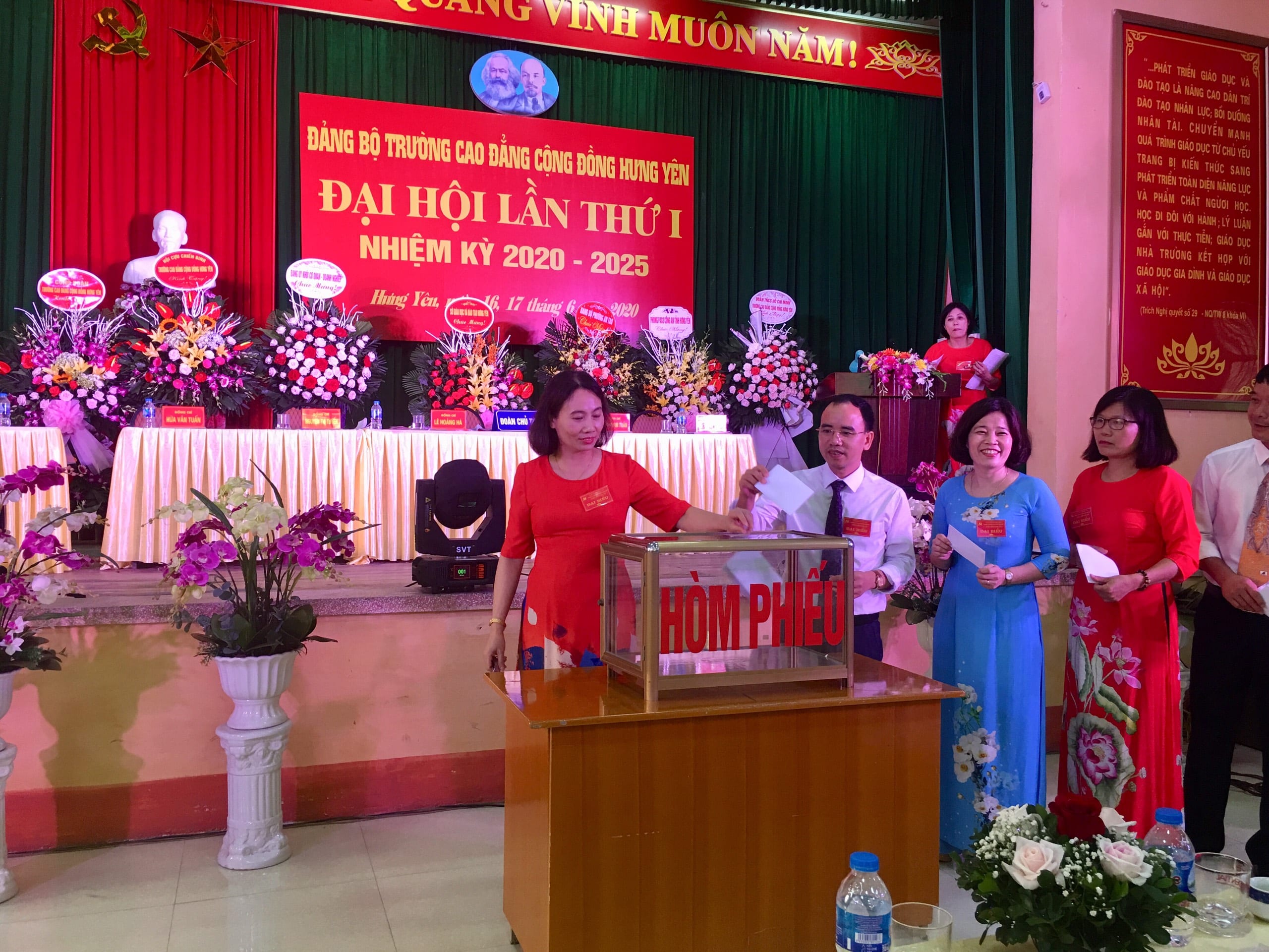 ĐẠI HỘI ĐẢNG BỘ TRƯỜNG CAO ĐẲNG CỘNG ĐỒNG HƯNG YÊN  LẦN THỨ I, NHIỆM KÌ 2020-2025