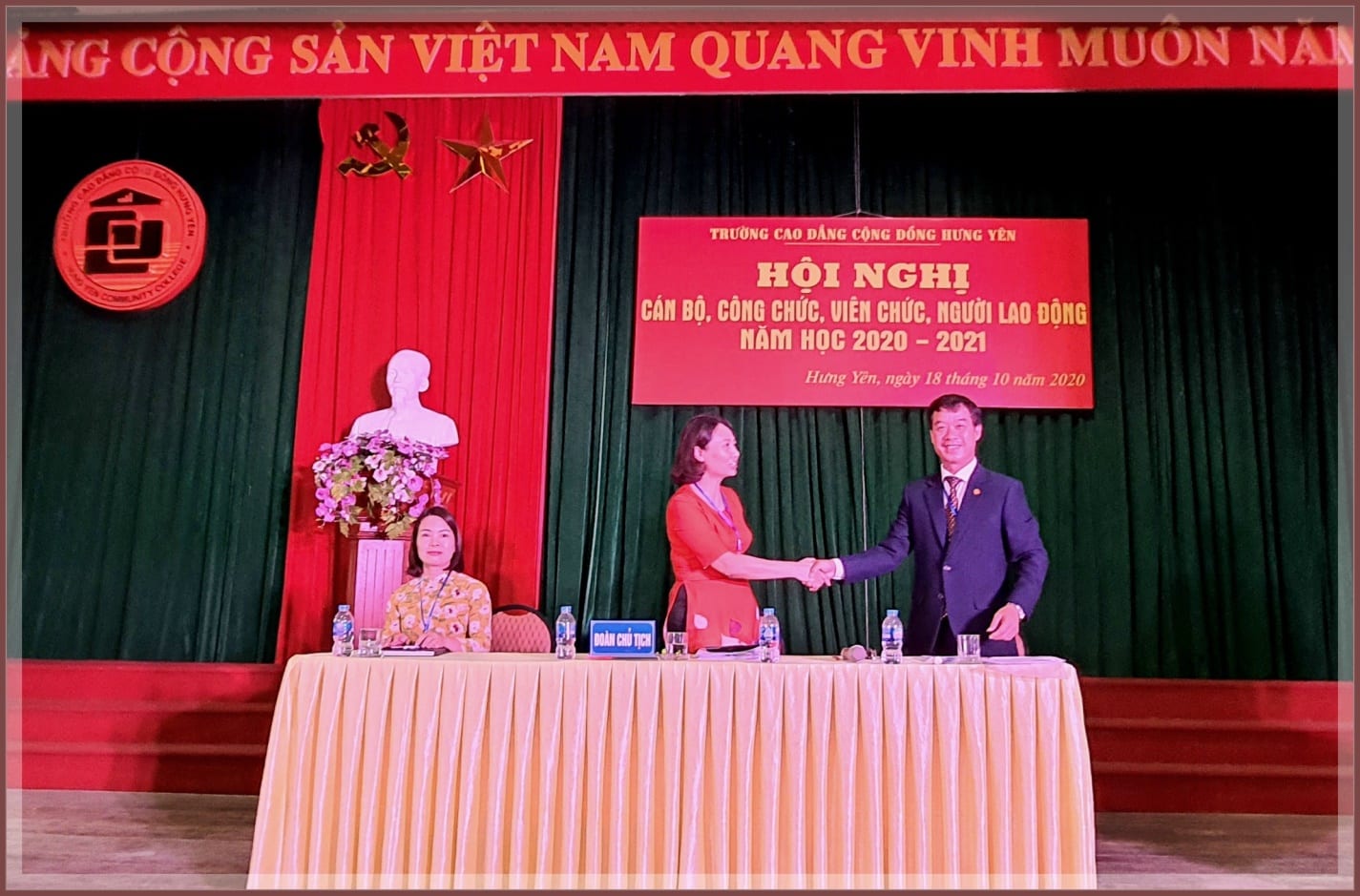 Hội nghị cán bộ, công chức, viên chức (CBCCVC-NLĐ) năm học 2020-2021